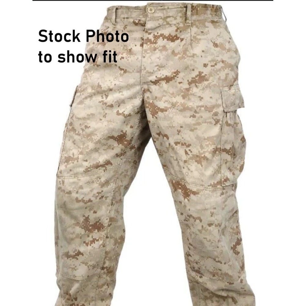 American Appael US Marine Corps Desert Marpat Camo Trouser Treated Pant -MED-Reg
